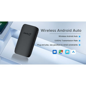【Exclusive Discount】CarlinKit Wireless Android Auto Car Adapter - Wired to Wireless USB Adapter - Instant Connection from Android Phone to Car Screen with Easy Setup - Plug and Play