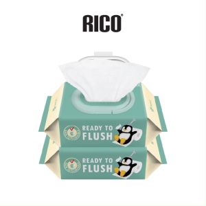 RICO Baby Flushable Wet Wipes 60s (EXP Date 2027/03)