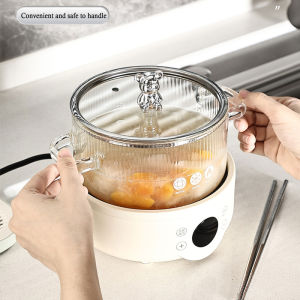 Điện Gốm Bếp Đa Chức Năng Nồi Bình siêu tốc tấm nhiệt Heatable Rượu Vang Đỏ Trà Đun nồi dưỡng sinh Hộ Gia Đình BoroSilicate cao Mở Ngọn Lửa gương sưởi ấm Nồi