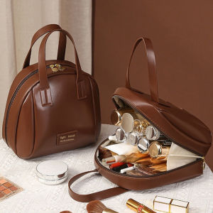 กระเป๋าเครื่องสำอางเชลล์ ที่เก็บกระเป๋าเดินทาง กระเป๋าใส่เครื่องสำอางแบบพกพาความจุขนาดใหญ่