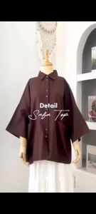Blouse Wanita Safa Top Linen Busui Bumil Friendly