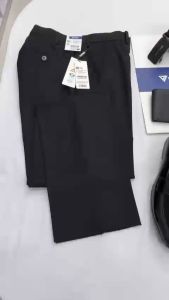 Quần tây (quần âu) Việt Tiến màu đen không ly/có ly - có size lớn