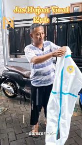 Jas Hujan Spotlight Free Cover Shoes/ Jas Hujan Hazmat+ Pembungkus Sepatu/ Jas Hujan Termurah Kualitas Terbaik