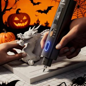 เครื่องตัดอัลตราโซนิก JAKEMY JM-Y10 PRO อุปกรณ์แกะสลักพลังสูง สำหรับงานตัดอุตสาหกรรม งานพิมพ์ 3 มิติ ตัดพีวีซี พลาสติก และไม้