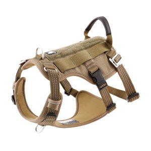 TRUELOVE No Pull Dog Walking Harness Adjustable Dog Vest with Easy Control Soft Handle Durable Buckle Reflective for Medium Large Dog