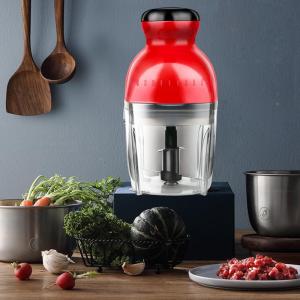 เครื่องบดเนื้อไฟฟ้าขนาดเล็กแบบยูนิฟัลฟังก์ชัน อุปกรณ์ทำอาหารสำหรับเด็ก เครื่องบดเนื้อ เครื่องปั่นผง เครื่องบดเนื้อ ขนาดเล็ก ความจุ 1 ลิตร