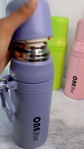 TERMOS Vacuum Cup Stainless Steel SUS 304 650ML Dengan Saringan dan Free Gantungan - GO CENTRAL
