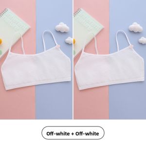 Miiow | Breathable Sports Underwear Small Vest For Girls Primary School Students 9-12 Years Old Children Inner Wear Teenage Bra