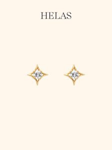 Helas | Four Star Stylish Earring 14K
