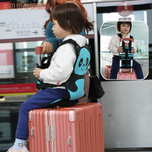 Childrens Luggage Cushion Baby Safety Strap Adjustable 0-3 Years Old Boys and Girls Traveling Trolley Case Cushion
