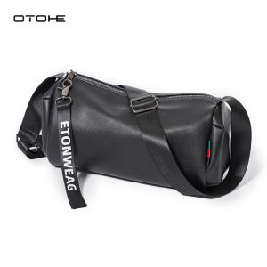OTOHE Men Bags Shoulder Bag Fashion Cross Body Bag Leisure Messenger Bag Soft PU Bag Large Capacity Sling Bag Lightweight Casual Bag Men Fashion Leisure Bag Waterproof for Sport Street Travel Outdoor