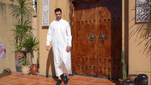 JUBAH IKF PUTIH DEWASA TAHFIZ HAJI DAN UMRAH HIGH QUALITY FABRIC TANGAN CEKAK/TANGAN LURUS