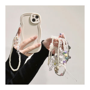 สายคล้องโทรศัพท์มือถือ สายคล้องมือลูกปัด การ์ตูนหมีคริสตัล สายคล้องโทรศัพท์ สายคล้องกู้แจ เครื่องประดับโทรศัพท์ ป้องกันการสูญหาย ป้องกันการตก