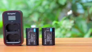 KingMa 1960MAh Np - W235 Camera Replacement Batteries (Two) and Dual LCD Display Charger Set for FujiFilm X - T4 XT4 T4 Camera (2021 Version) - W235/NPW235