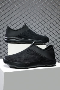 ORNGMALL Sport Shoes for Men Sneakers High Quality Casual Shoes Lace-Up Black Fashion Gym Casual Light Walking Running Shoes Suitable for Daily Life and Sports