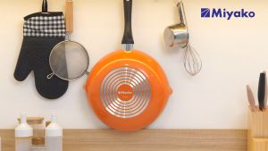 PANCI MIYAKO : DO20A DUTCH OVEN / PANCI TEFLON TUTUP KACA 20 CM DO 20 A