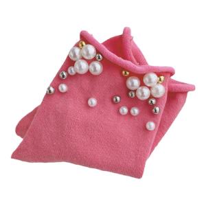 Japanese Style Curling Pearl Socks Children JK K-style Fashion Bead Tube Socks Ins Trendy Colorful Cotton Preppy Style Womens Socks