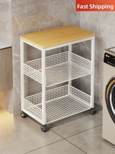 Space-saving Multi-level Storage Rack Bathroom and Laundry Room