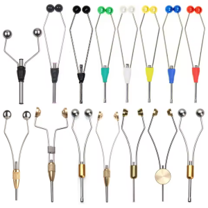 1pc Alloy/ Bi-ceramic Tip Fly Tying Bobbin Holder Standard & Small Thread Bobbin Dry Wet Nymph Fishing Fly Lure Making Tool