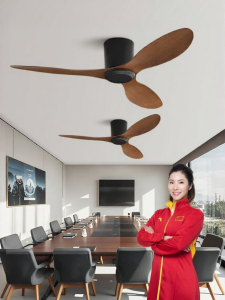 HUANGJIANG | Quiet Variable Speed Retro Ceiling Fan