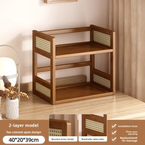 CHUJUN | Space-saving Childrens Desk Bookshelf Storage Organizer