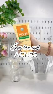 Sữa rửa mặt vitamin làm sáng da mờ sẹo thâm dạng kem Acnes Vitamin Cleanser 100g