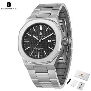SAPPHERO Mens Watches Classic Business Watches Stainless Steel Watches High-end Clocks Imported Movements Sports Wristwatch