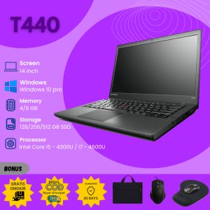 LAPTOP LENOVO THINKPAD T440 T440S CORE i5 i7 GENERASI 4 - LAYAR 14 INCH PENINGKATAN TERBARU