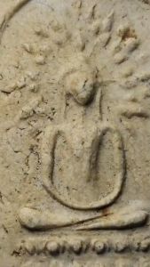 วัดระฆัง พิมพ์ปรกโพธิ์รัศมี พระสมเด็จหลวงปู่หิน 2484 ขนาดใหญ่ 2.7 x 4.5 ซม