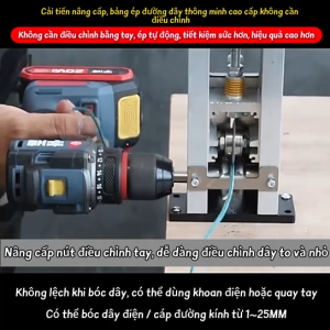 Máy tuốt dây điện đồng nhôm phế liệu Máy cắt đồng phế liệu tái chế bằng đồng thủ công