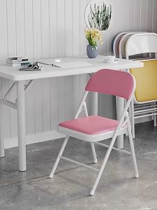 Foldable Stool ChairFoldable Chair Stackable Chair Stool Chair Counseling Class Table Chair Simple Stool Back Chair Household Folding Chair Portable Office Chair Conference Chair Computer Chair