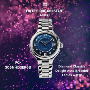 Frederique Constant Classics Delight FC-306NHD3ER6B Diamond Classics Delight Auto Bracelet Watch