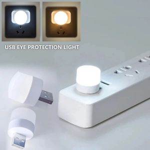 Mini USB Plug Lamp 5V 1W Super Bright Eye Protection Book Light Computer Mobile Power Charging USB Small LED Night Light