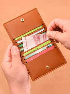 JIFANPAUL | Ultra Thin Compact Card Holder for Bank ID and Drivers License