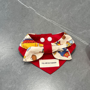 Universal Pet Scarf Dog Saliva Towel Teddy Bichon Triangle Scarf Cat Neck Warmer Pet Accessories Soft Comfortable Fabric