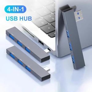 New USB C HUB 3.0 Type C 4 Port Multi USB Splitter OTG Adapter For Xiaomi Lenovo Macbook Pro 15 Air Pro Computer Accessories