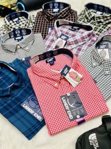 Áo Sơ Mi Nam Big Size Dài Tay Caro Landsend | Form Rộng Co Giãn Mặc Đi Làm