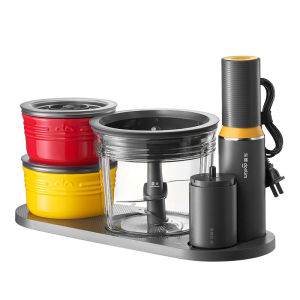 Domestic Multifunctional Small Size Dongling Preservation Seasoning Machine Vacuum Packer Food Processor Meat Grinder Kitchen Appliance