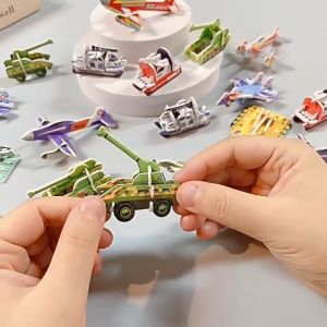 LAKOE 3D Puzzle Mainan Edukasi Anak Jigsaw Puzzle Hewan Dino