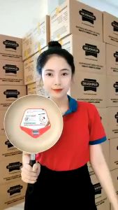 Set 2 Chảo SunHouse Chống Dính Cao Cấp Size 18cm và 24cm Dùng Cho Mọi Loại Bếp.