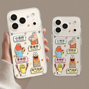 YOUSIDUN | Ốp Lưng Trong Suốt Hình SpongeBob Dành Cho Đôi