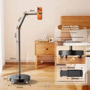 HOOYS | 360 Rotating Universal Phone Tablet Stand