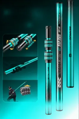 BENNUO | Bộ Vợt Cá Carbon Cán Telescopic Siêu Cứng Khung Vợt Chống Rỉ Lưới Thấm Hút Nhanh