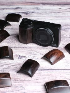 Original Ricoh GR4 Camera Handle Black Ebony Wood GR3 GRIII GR3X Handheld Grip Digital Camera Accessories Chinese Style