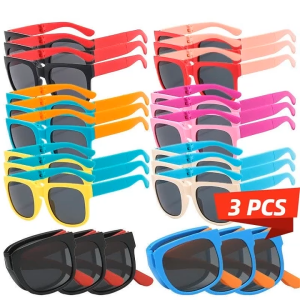 Kids Foldable Sunglasses UV400 Lightweight Cute Spek Mata Kanak Outdoor Travel Daily Wear