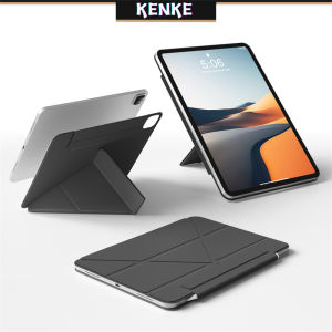 KENKE ipad case Y-fold multifunctional Magnetic Smart Case for ipad 2024 air 6th gen 13 inch 11 inch pro 13 (M4) air 4th gen Air 5th Air 11 pro 12.9 ipad casing (2020/2021/2022) Cover Auto Sleep/Wake Support horizontal and vertical height adjustment