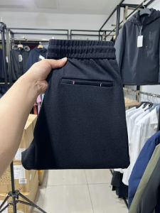 Quần Dài Ống Đứng Dày Cho Nam Mùa Thu Đông Quần Dài Thường Ngày Có Dây Rút Lông Cừu Dày Có Độ Co Giãn Nhẹ