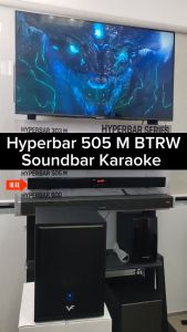 Vinnfier VF Hyperbar 300 BTR 120w|303M 120w|505 BTRW 200w|808 BTRW 350w|900 BTRW 450w|1100 120w|3000 160w|3300 460w With 2 MIC Home SubWoofer Optical TV Soundbar