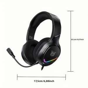 ONIKUMA | Tai Nghe Chơi Game Có Dây ONIKUMA X31 Với Trình Điều Khiển RGB 50MM Âm Thanh Vòm Nổi Mic Linh Hoạt Jack Cắm 35 Mm Cho PC PS4 Xbox Mobile