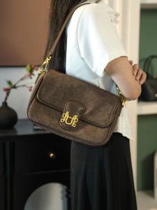 Jacoponnus Genuine Suede Underarm Bag Womens New 2025 Lightweight Luxury Commuter Crossbody Envelope Bag Soft Leather